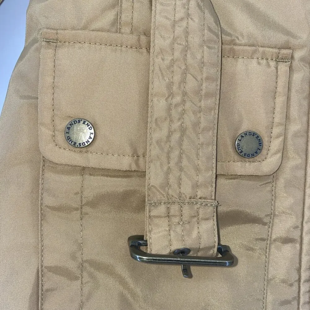 Land End Kids Coat Size 7-8y Belted NWOT